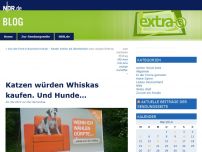 Bild zum Artikel: Katzen würden Whiskas kaufen. Und Hunde…