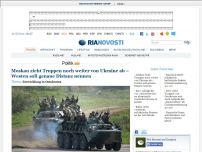 Bild zum Artikel: Moskau zieht Truppen noch weiter von Ukraine ab – Westen soll genaue Distanz nennen