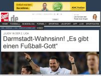 Bild zum Artikel: Darmstadt-Wahnsinn! „Es gibt einen Fußball-Gott“ Mit einer fantastischen Aufholjagd in Bielefeld hat Darmstadt 98 die kaum noch für möglich gehaltene Wende in der Relegation zur 2. Liga geschafft. »