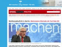 Bild zum Artikel: Wahlkampfauftritt in Berlin: Steinmeiers Wutrede wird YouTube-Hit