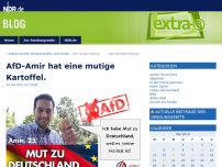 Bild zum Artikel: AfD-Amir hat eine mutige Kartoffel.