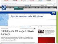 Bild zum Artikel: Unbekannter Giftstoff: 1000 Hunde tot - wegen chinesischer Leckerli