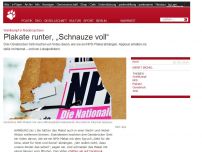 Bild zum Artikel: Wahlkampf in Niedersachsen: Plakate runter, „Schnauze voll“