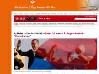 Bild zum Artikel: Auftritt in Deutschland: Kölner OB nennt Erdogan-Besuch 'Provokation'
