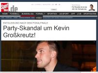 Bild zum Artikel: Party-Skandal um Großkreutz! Party-Skandal um BVB-Star Kevin Großkreutz! In der Alkohol-Nacht nach dem verlorenen DFB-Pokalfinale leistete sich der Nationalspieler eine heftige Entgleisung. »