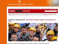 Bild zum Artikel: Auftritt in Deutschland: Tausende Erdogan-Gegner protestieren in Köln