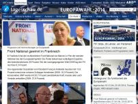 Bild zum Artikel: Europawahl-Prognose: Front National gewinnt in Frankreich