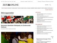 Bild zum Artikel: Störungsmelder: 
			  Neonazis überfallen Wahlparty im Dortmunder Rathaus