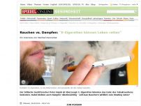Bild zum Artikel: Rauchen vs. Dampfen: 'E-Zigaretten können Leben retten'
