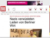 Bild zum Artikel: Nazis verwüsten Berliner Restaurant