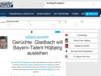 Bild zum Artikel: Gerüchte: Gladbach will Bayern-Talent Höjbjerg ausleihen