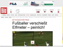 Bild zum Artikel: Elfmeter-Fail - Fußballer verschießt Elfmeter – peinlich!