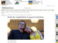 Bild zum Artikel: Quentin Tarantino und Uma Thurman: Held der unglücklich Langzeitverliebten