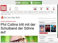 Bild zum Artikel: Süße Überraschung - Phil Collins tritt mit der Schulband der Söhne auf