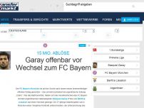 Bild zum Artikel: Innenverteidiger Garay offenbar vor Wechsel zum FC Bayern