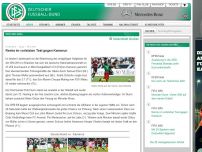 Bild zum Artikel: Remis im vorletzten Test gegen Kamerun