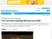 Bild zum Artikel: Ciro Immobile bestätigt Wechsel zum BVB