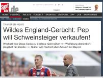Bild zum Artikel: Wildes Gerücht: Pep will Schweinsteiger verkaufen! In England kursiert das Gerücht, dass Guardiola Bayern-Star Bastian Schweinsteiger verkaufen will. Auch einen Ersatz soll Pep schon im Kopf haben. Die Transfer-News! »