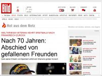 Bild zum Artikel: Weltkriegs-Veteran - Nach 70 Jahren: Abschied von gefallenen Freunden