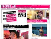 Bild zum Artikel: Selfie-Show – Jan Leyk im Liebesrausch - Was geht mit Angelina?