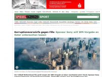 Bild zum Artikel: Korruptionsvorwürfe gegen Fifa: Sponsor Sony will WM-Vergabe an Katar untersuchen lassen