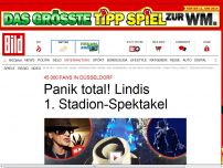 Bild zum Artikel: Panik total! Lindis 1. Stadion-Spektakel