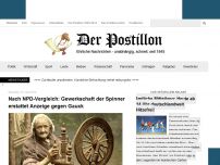 Bild zum Artikel: Nach NPD-Vergleich: Gewerkschaft der Spinner erstattet Anzeige gegen Gauck