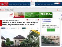 Bild zum Artikel: Nach Rekord-Hitze über Pfingsten - Schlimmstes Unwetter seit Jahren! Fünf Menschen sterben - Verkehrschaos In NRW