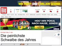 Bild zum Artikel: Physio fällt um - Die peinlichste Schwalbe des Jahres