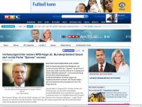 Bild zum Artikel: Urteil der Verfassungsrichter Gauck darf NPD 'Spinner' nennen