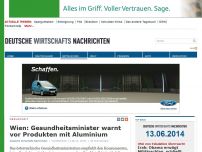 Bild zum Artikel: Österreich: Gesundheitsminister warnt vor Alu-Folie und Deos mit Aluminium