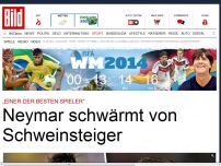 Bild zum Artikel: „Einer der Besten“ - Neymar schwärmt von Schweini