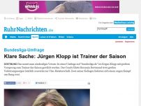 Bild zum Artikel: Klare Sache: Jürgen Klopp ist Trainer der Saison