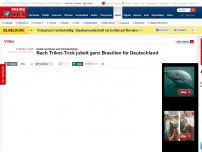 Bild zum Artikel: Genial von Neuer und Schweinsteiger - Nach Trikot-Trick jubelt ganz Brasilien für Deutschland