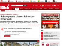 Bild zum Artikel: Multi-Kulti-Wahnsinn: Schule passte dieses Schweizer-Kreuz nicht