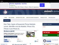 Bild zum Artikel: Kein Fake: Apple ruft tausende iPhone-Netzteile zurück. Betroffen sind die Modelle: iPhone 3Gs, iPhone 4 und iPhone 4s.