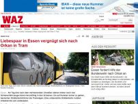 Bild zum Artikel: Liebespaar in Essen vergnügt sich nach Orkan in Tram