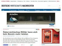 Bild zum Artikel: Österreichisches Militär kann sich kein Benzin mehr leisten