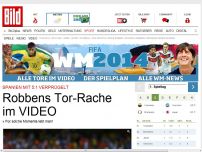 Bild zum Artikel: Im VIDEO - Robbens Tor- Rache