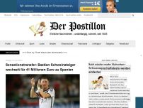 Bild zum Artikel: Sensationstransfer: Bastian Schweinsteiger wechselt für 41 Millionen Euro zu Spanien