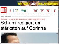 Bild zum Artikel: Schumi reagiert am stärksten auf Corinna