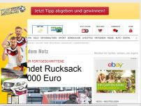 Bild zum Artikel: Lost & Found für Fortgeschrittene - Frau findet Rucksack mit 80 000 Euro
