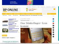 Bild zum Artikel: Textnachrichten - Das Stinkefinger-Icon kommt