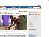 Bild zum Artikel: Ärzte ohne Grenzen warnen - 
Ebola-Epidemie 'komplett außer Kontrolle'