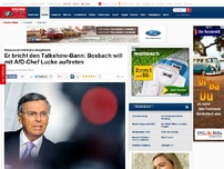 Bild zum Artikel: Keine Scheu vor Euro-Skeptikern - Er bricht den Talkshow-Bann: Bosbach will mit AfD-Chef Lucke auftreten