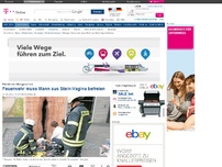 Bild zum Artikel: Tübingen: Feuerwehr muss Mann aus Stein-Vagina befreien