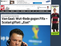 Bild zum Artikel: Wut-Rede! Van Gaals Rundumschlag gegen Fifa Holland-Trainer Louis van Gaal hat auf der offiziellen Fifa-Pressekonferenz zu einem Rundumschlag gegen den Fußball-Weltverband ausgeholt. »