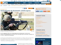 Bild zum Artikel: Sturmgewehr G36 - 
Standardgewehr der Bundeswehr schießt ungenau