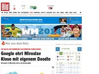 Bild zum Artikel: Google ehrt Klose mit eigenem Doodle