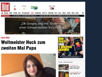 Bild zum Artikel: Soooooo süß! - Weltmeister Huck zum zweiten Mal Papa